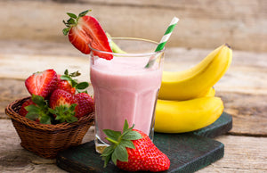 Strawberry and banana smoothie